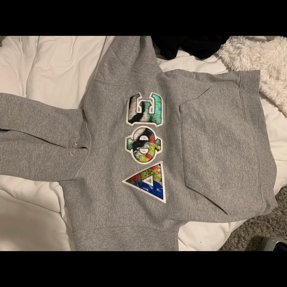 SMALL DPHIE STITCHED LETTER HOODIE
